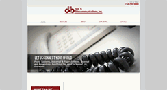 Desktop Screenshot of dbs-tel.com